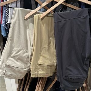 Lululemon Men’s ABC Pants Bundle 36x34 - 2 shades of khaki and 1 gray
